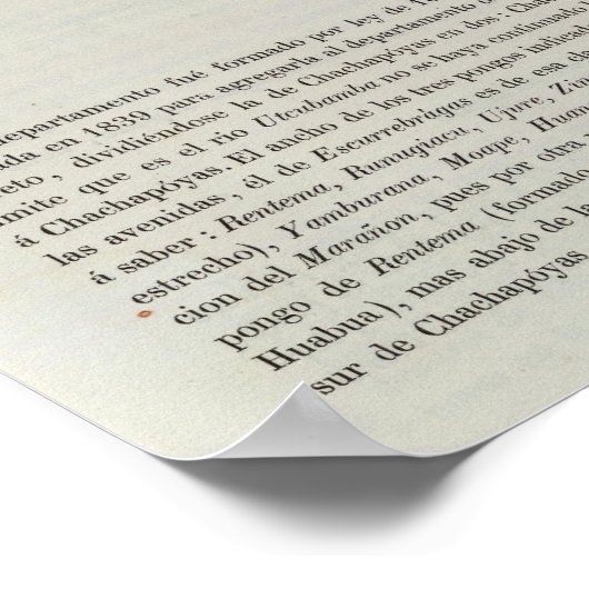 Peru 36 poster (Ecke)