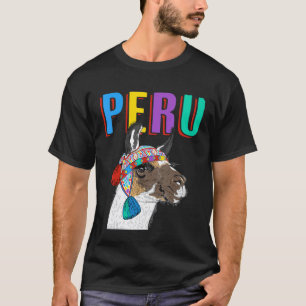Peru Alpaka-Design  peruanischer LamaAlpaka T-Shirt