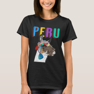 Peru Alpaka  peruanischer LlamaAlpaka T-Shirt