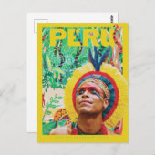 Peru Amazon Rainforest Postkarte (Vorne/Hinten)