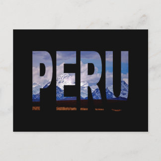 peru ancash Huascarán Postkarte
