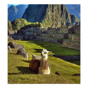 Peru, Andes, Andes Mountains, Machu Picchu, Fotodruck