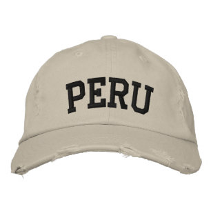 Peru bestickter Hut