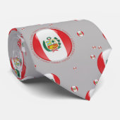 Peru-Blasen-Flagge Krawatte (Gerollt)