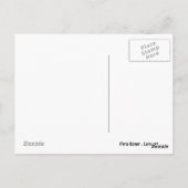 Peru Boxer, Alpaca-Charaktergestaltung Postkarte (Rückseite)