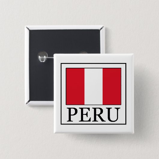 Peru Button (Vorne & Hinten)