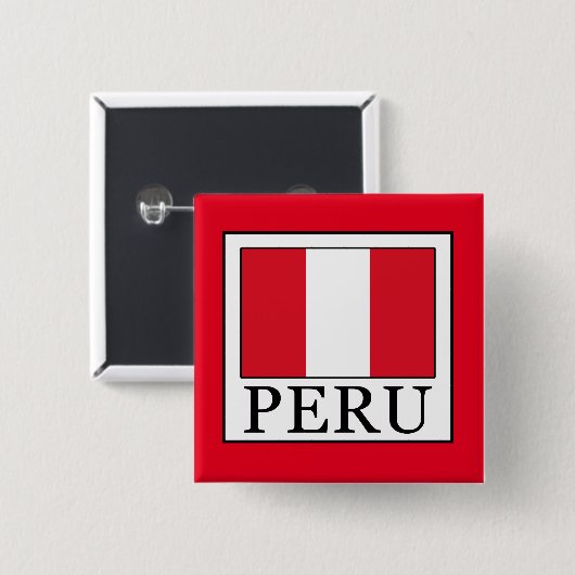 Peru Button (Vorne & Hinten)