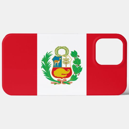 Peru Case-Mate iPhone Hülle (Rückseite (Horizontal))