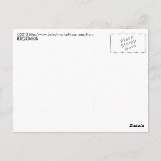 Peru Child - Boy Postkarte (Rückseite)