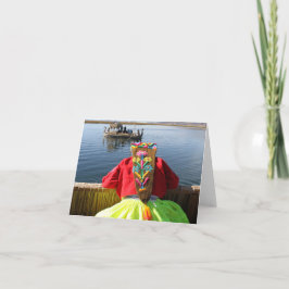 Peru Child - Girl Karte