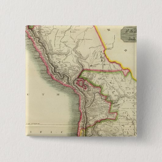 Peru, Chili, La Plata 2 Button (Vorderseite)