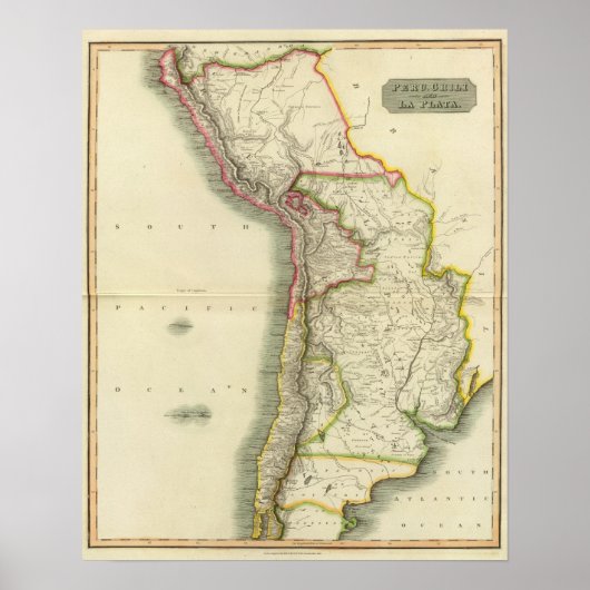 Peru, Chili, La Plata 2 Poster (Vorne)