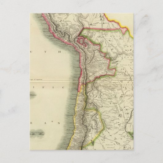 Peru, Chili, La Plata 2 Postkarte (Vorderseite)