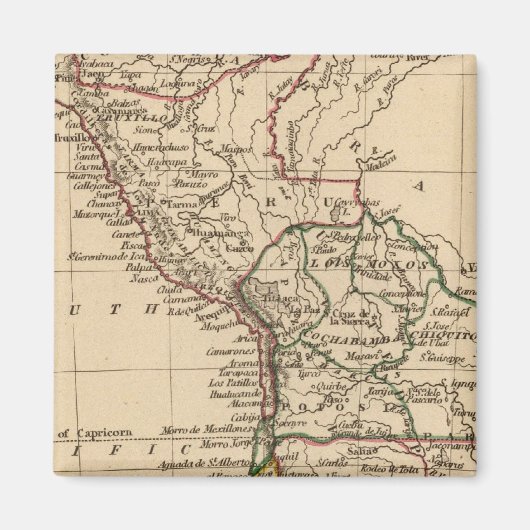 Peru, Chili, La Plata Magnet (Vorne)