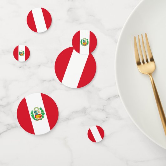 Peru Confetti, Party, peruanische Flagge Konfetti (Gruppe)