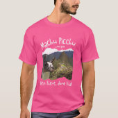 Peru Cusco Llama Souvenir Machu Picchu T-Shirt (Vorderseite)