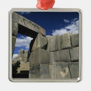 Peru, Cuzco, Festung Sacsayhuaman, gutes Beispiel Silbernes Ornament