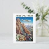 Peru der Inkas Postkarte (Stehend Vorderseite)