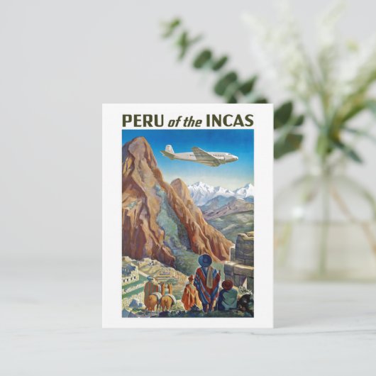 Peru der Inkas Postkarte (Stehend Vorderseite)