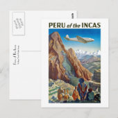 Peru der Inkas Postkarte (Vorne/Hinten)
