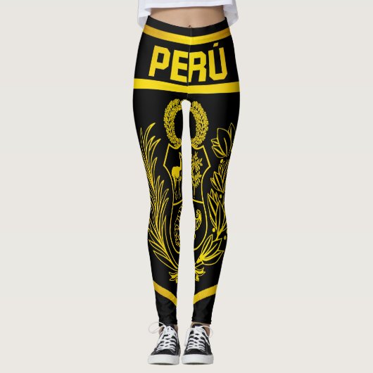 Perú Emblem Leggings (Vorderseite)