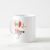 Peru en mi Corazon Peruvian Pride  Kaffeetasse (Vorderseite Links)