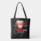 Peru en mi Corazon Peruvian Pride Tasche (Rückseite)