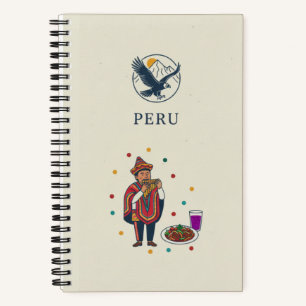 Peru-Erbe & Anden-Reise-Fotoarchiv Notizblock