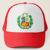 Peru - Escudo Nacional (nationales Emblem) Truckerkappe (Vorderseite)