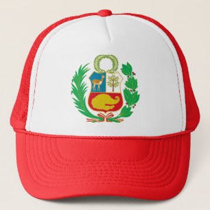 Peru - Escudo Nacional (nationales Emblem) Truckerkappe