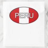 Peru Euro Sticker (Tasche)