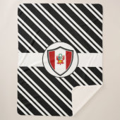 Peru-Fahne Sherpadecke (Vorderseite)