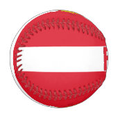 Peru Fahne und Wappen Patriotisch Baseball (Vorderseite Links)