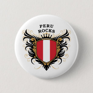 Peru-Felsen Button