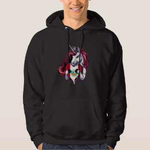 Peru Flag Einicorn Peruanischer Roots Peruanischer Hoodie