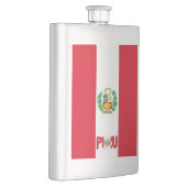 Peru Flag Elegant Patriotic Flask Flachmann (Rechts)