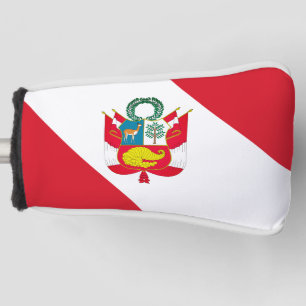 Peru Flag Golf Head Cover Headcover