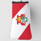 Peru Flag Golf Head Cover Headcover (Rotieren 90)