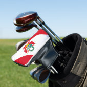 Peru Flag Golf Head Cover Headcover (In Situ)