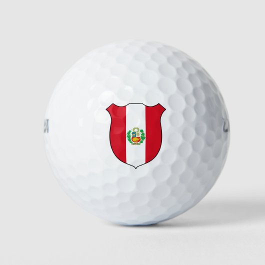 Peru Flag Grand Patriotic Golfball (Vorderseite)