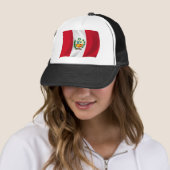 Peru Flag Hat Truckerkappe (Beispiel)