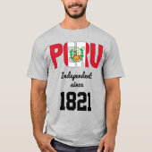Peru Flag Independence Celebration T-Shirt (Vorderseite)