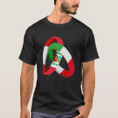 Peru Flag Italy Grown Ring Marriage Wedding T-Shirt (Vorderseite)