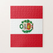 Peru Flag Jigsaw Puzzle (Vertikal)
