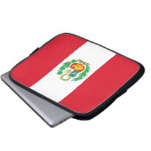 Peru Flag Laptop Sleeve (Vorne Knopf)