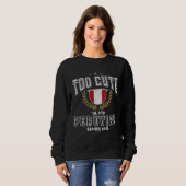 Peru Flag Men & Women Cute Til Peruvians Sweatshirt (Vorne ganz)