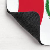 Peru Flag Mousepad (Ecke)