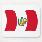 Peru Flag Mousepad (Vorne)