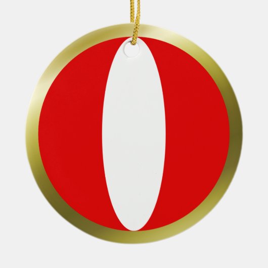 Peru Flag Ornament (Vorne)