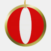 Peru Flag Ornament (Hinten)